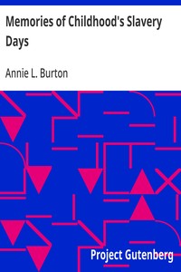Cover of Memories of Childhood's Slavery Days — Themes and Context