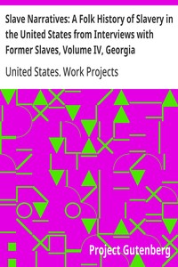 Cover of Slave Narratives: A Folk History...