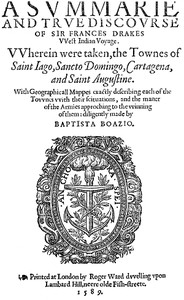 Cover of A Svmmarie and Trve Discovrse of...