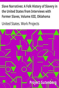 Cover of Slave Narratives: A Folk History...