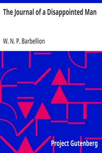 Cover of The Journal of a Disappointed Man — Context and Discussion