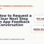 How to Request a Clear Next Step in App Feedback Conversation English