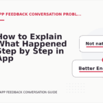 How to Explain What Happened Step by Step in App Feedback Conversation English