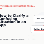 How to Clarify a Confusing Situation in an App Feedback Conversation