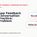 App Feedback Conversation Practice: Problem and Solution Replies