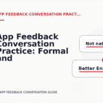 App Feedback Conversation Practice: Formal and Friendly Versions