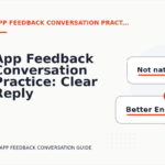 App Feedback Conversation Practice: Clear Reply Patterns