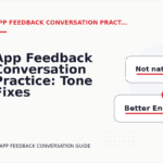 App Feedback Conversation Practice: Tone Fixes for Real Situations