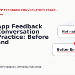 App Feedback Conversation Practice: Before and After Corrections